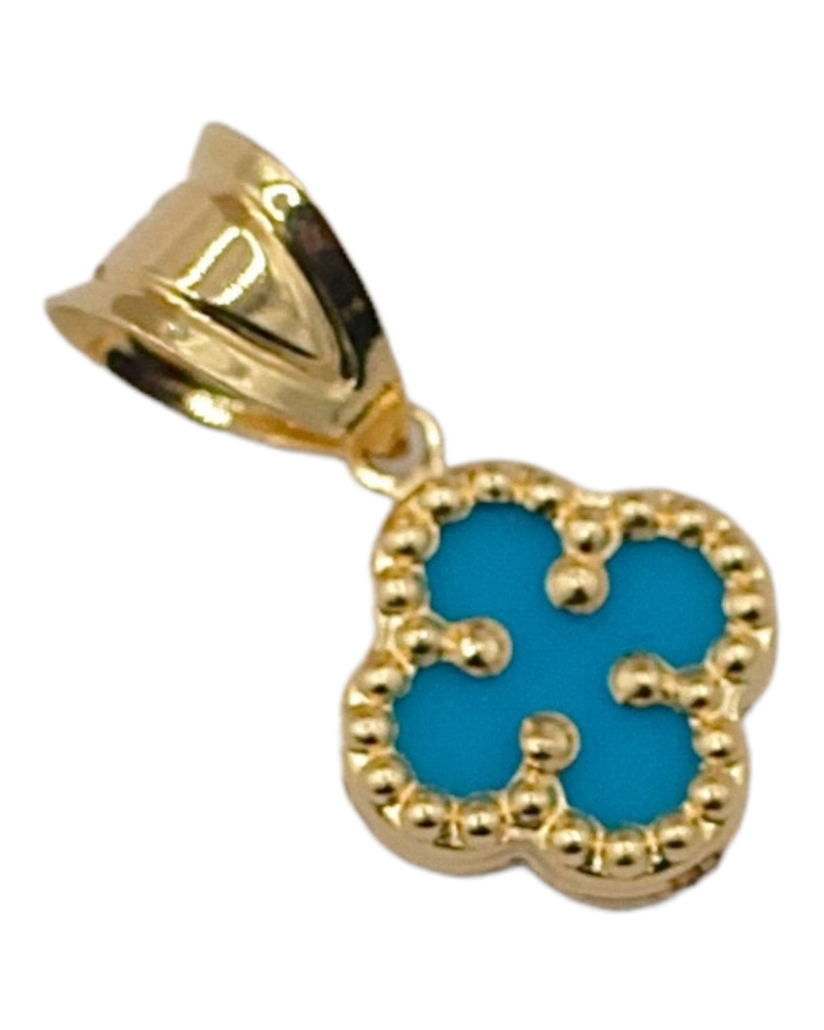 Women's 14k Gold Small Clover Pendant