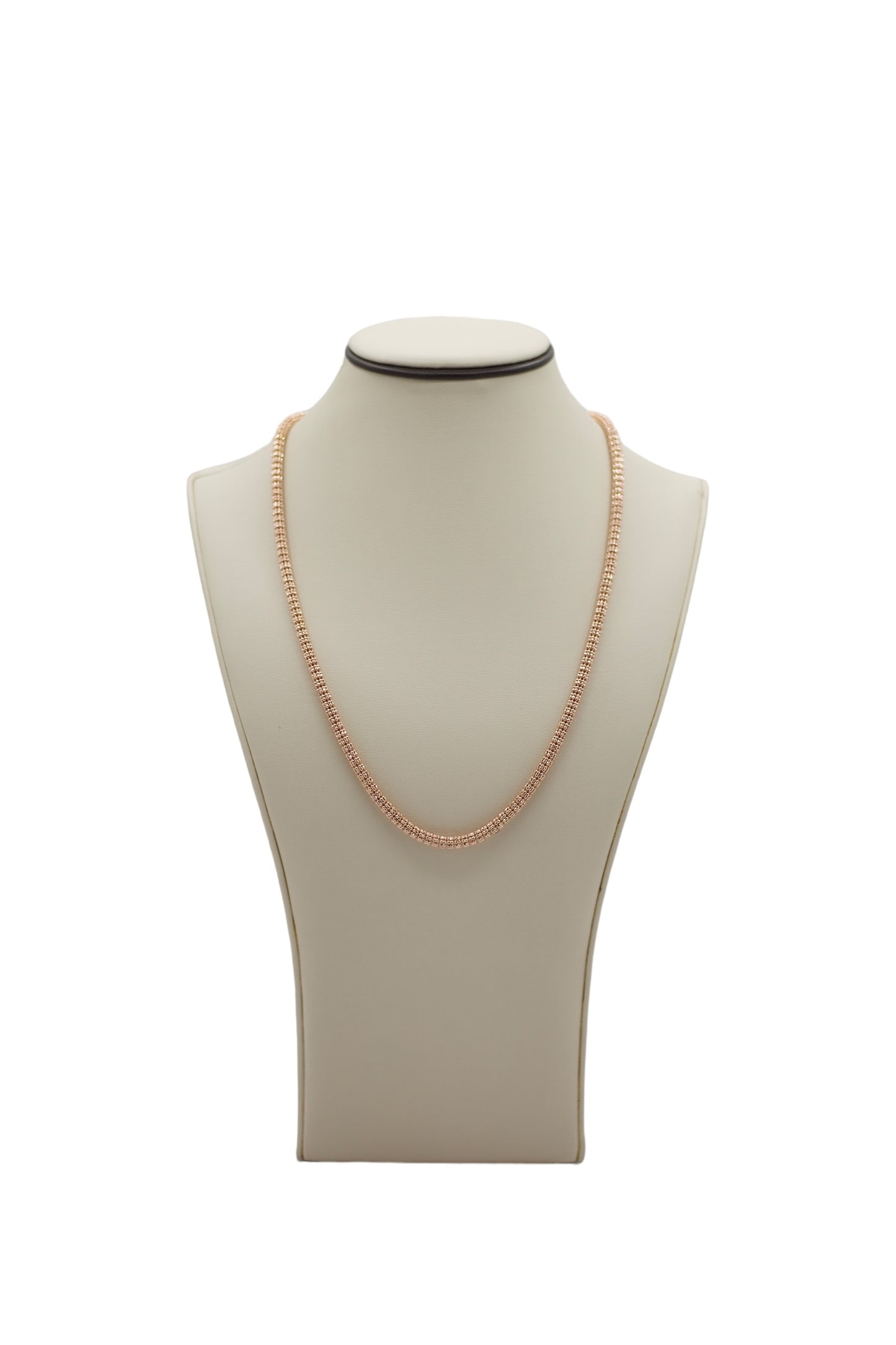Rose Gold Moon Ice Cut Chain - 3.5mm