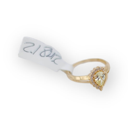 Women's 14k Yellow Stone Ring