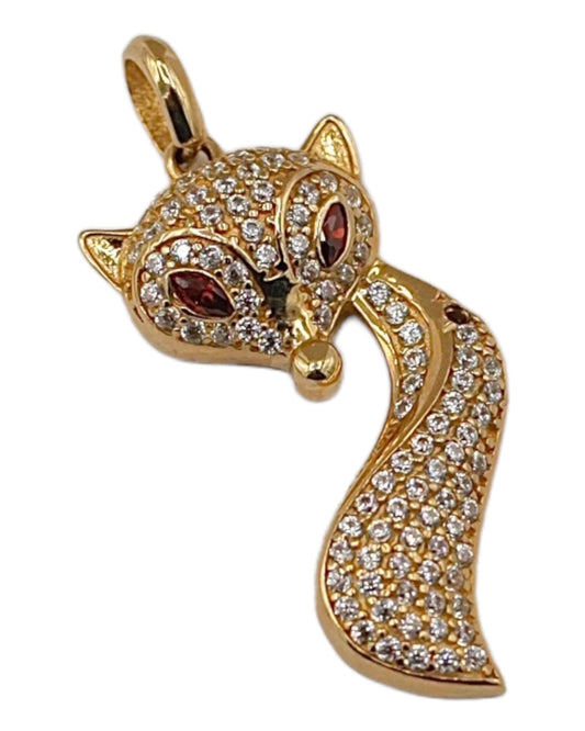 Women's 14k Fox Pendant