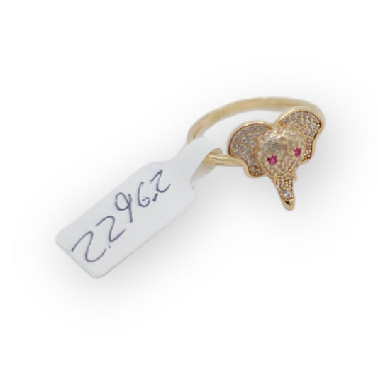 Women's 14k Gold Elephant Ring