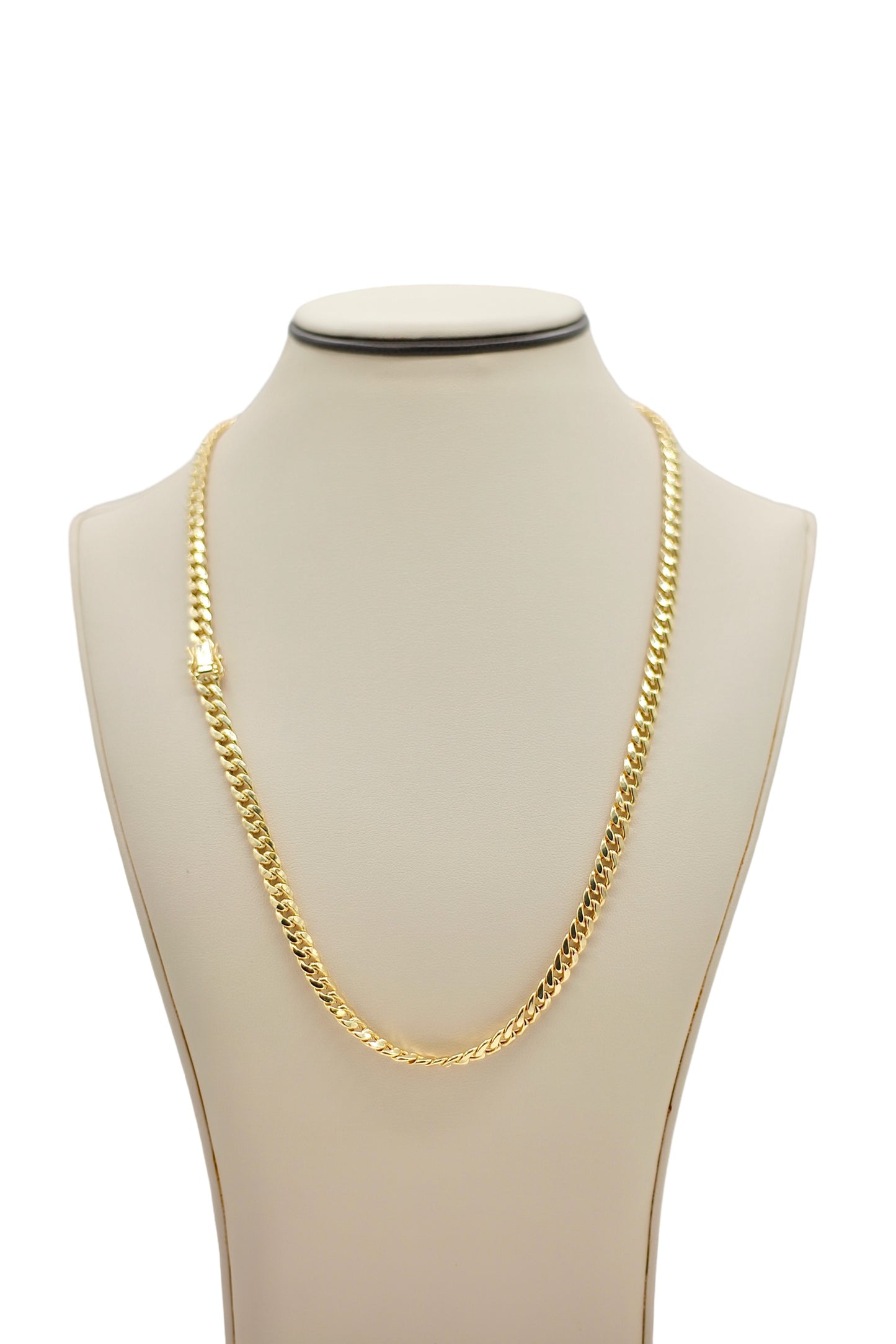 14k Men's Gold Cuban Link Chain - 7mm