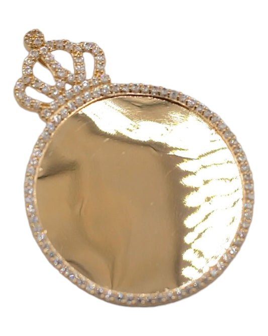 Women's 14k Gold Custom Photo Pendant