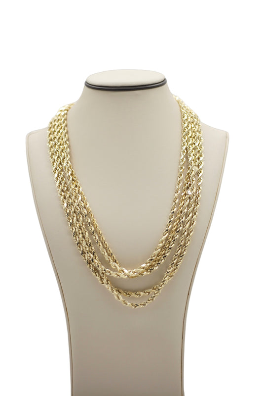 Men's 14k Rope Chains