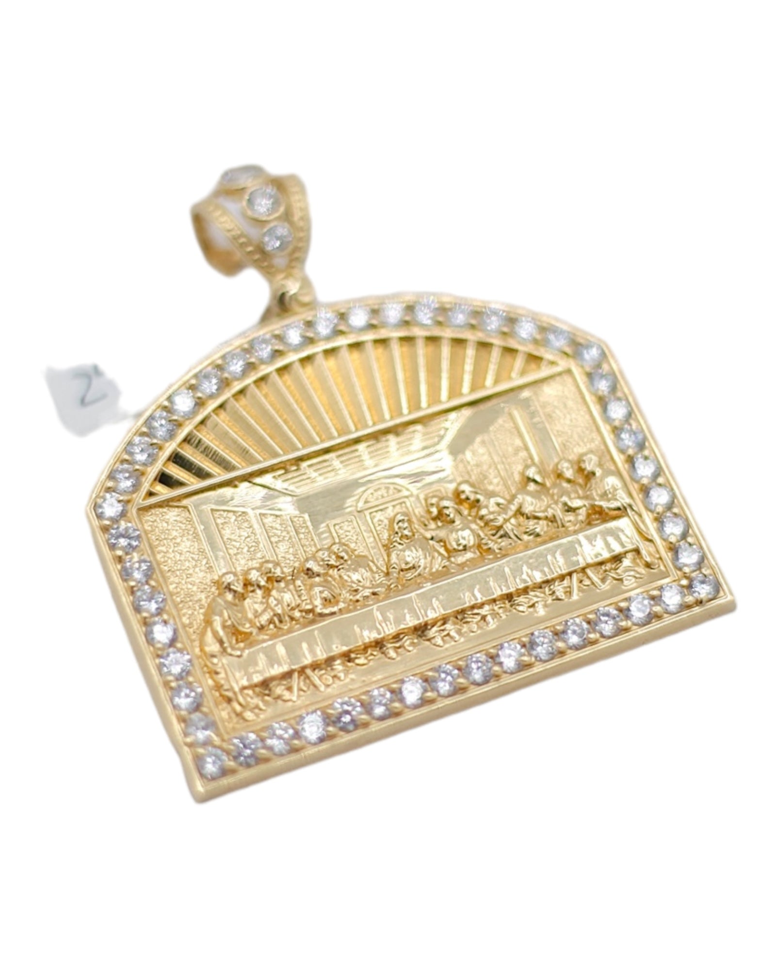 Golden shops Last Supper Pendant