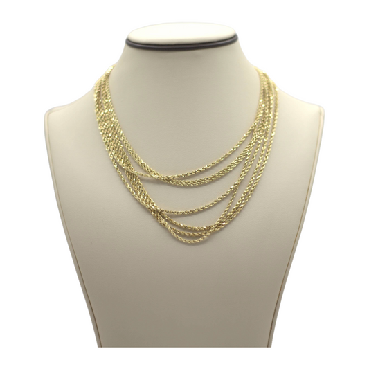 14k Gold Rope Chains